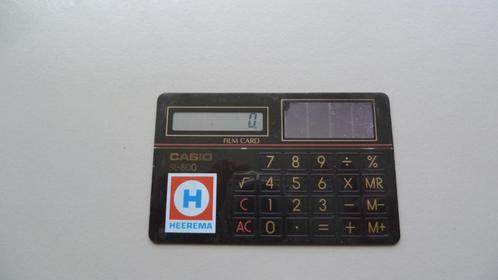 Heerema vintage Casio Film Card Calculator SL-800, Verzamelen, Merken en Reclamevoorwerpen, Ophalen of Verzenden