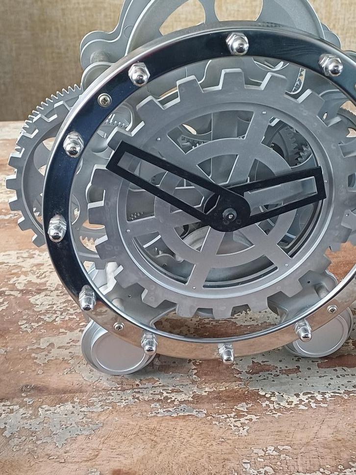 mechanische Gear klok [skelletklok], Antiek en Kunst, Antiek | Klokken, Ophalen of Verzenden