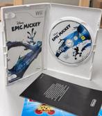 Disney Epic Mickey - Nintendo WII spelletje spel met boekjes, 1 speler, Ophalen of Verzenden, Zo goed als nieuw, H