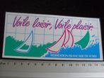 sticker federation francaise de voile zeilen frankrijk, Verzenden, Zo goed als nieuw, Bedrijf of Vereniging