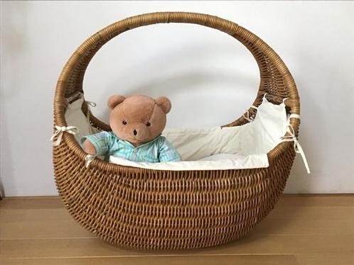 Celine wieg mand riet rotan als nieuw, groot, Kinderen en Baby's, Babywiegjes en Ledikanten, Zo goed als nieuw, Wieg, Ophalen of Verzenden