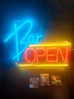 LED Neon "Bar Open" Bord - Nieuw!, Ophalen of Verzenden, Nieuw, Reclamebord, Plaat of Schild