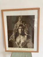 Ingelijste poster Indiaan. Bear's belly. Edward S. Curtis., Ophalen, Rechthoekig Staand, Met lijst, Zo goed als nieuw