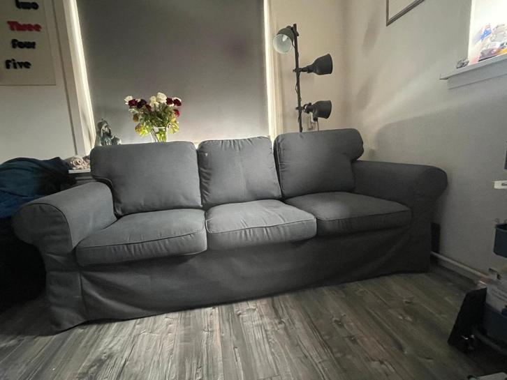 ektrop 3 zits bank, Huis en Inrichting, Banken | Bankstellen, Gebruikt, Rechte bank, Driepersoons, 200 tot 250 cm, 75 tot 100 cm