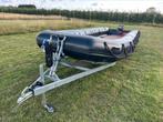 DSB 750 HYPALON RUBBERBOOT | Incl Trailer & Motor, Watersport en Boten, Zo goed als nieuw, Benzine, Minder dan 70 pk, Overige materialen
