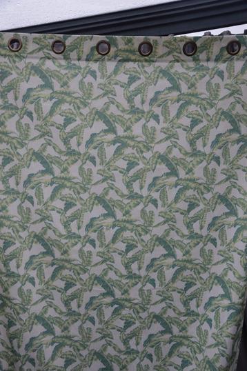 Zo goed als nieuw gordijn met botanische printen 140 cm/260c beschikbaar voor biedingen