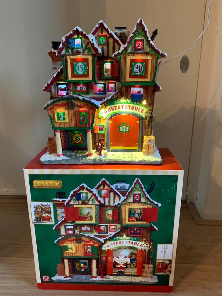 Lemax advent stable facade, Diversen, Kerst, Nieuw, Ophalen of Verzenden