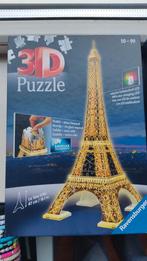 Eiffeltoren 3d puzzel met verlichting, Hobby en Vrije tijd, Denksport en Puzzels, Gebruikt, Ophalen of Verzenden