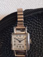 Chevron 15 jewels Dames horloge Swiss Made., Sieraden, Tassen en Uiterlijk, Horloges | Antiek, Overige merken, Staal, 1930 tot 1960