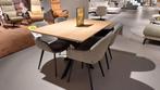 Showroommodel Eetkamertafel Magna 130cm, Ophalen, Zo goed als nieuw, Vijf personen of meer, Metaal