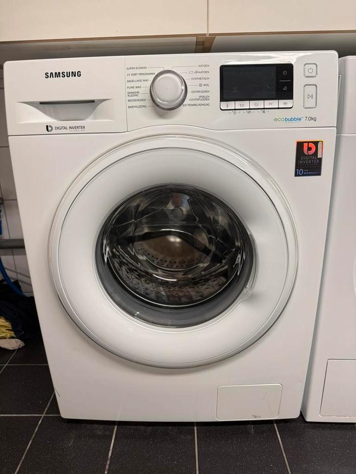 Samsung Eco Bubble wasmachine, Witgoed en Apparatuur, Wasmachines, 6 tot 8 kg, 85 tot 90 cm, 1200 tot 1600 toeren, Ophalen of Verzenden