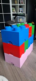Lego Opbergblokken met Lego, Ophalen, Gebruikt