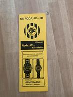 PROGRAMMABOEKJE RODA JC-EXCELSIOR 75-76, Ophalen of Verzenden, Zo goed als nieuw, Roda JC, Overige typen