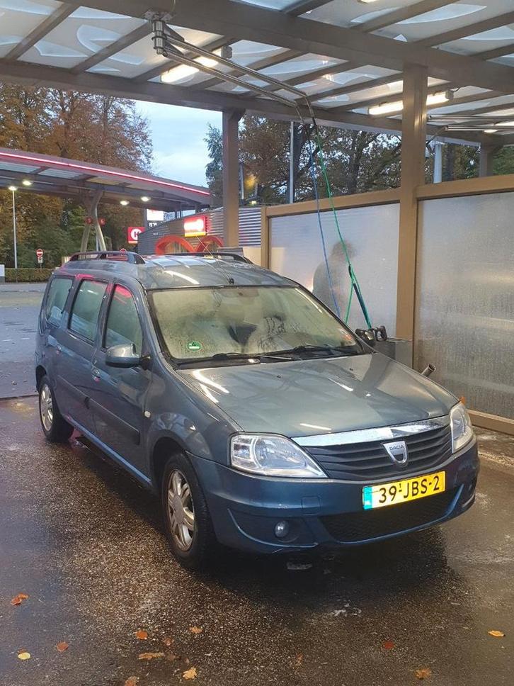 Dacia Logan 1.6 16V ABS AircoTrekhaak MCV 77KW 7P 2009 Blauw, Auto's, Dacia, Logan, ABS, LPG, D, Stationwagon, Handgeschakeld