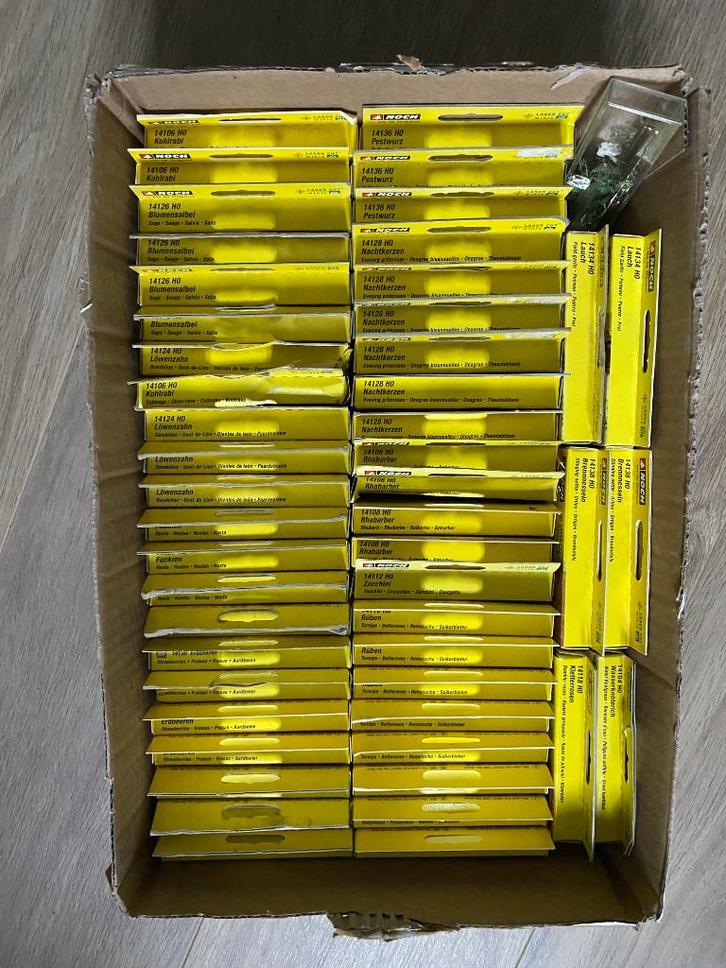 Hele mooie "lasercut" planten van Noch H0 1:87 (50x), Hobby en Vrije tijd, Modeltreinen | H0, Nieuw, Overige typen, Gelijkstroom of Wisselstroom