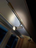 2 Philips Vintage Spots op Rail jaren 70, Huis en Inrichting, Ophalen, Gebruikt, Metaal of Aluminium, Vintage jaren 70