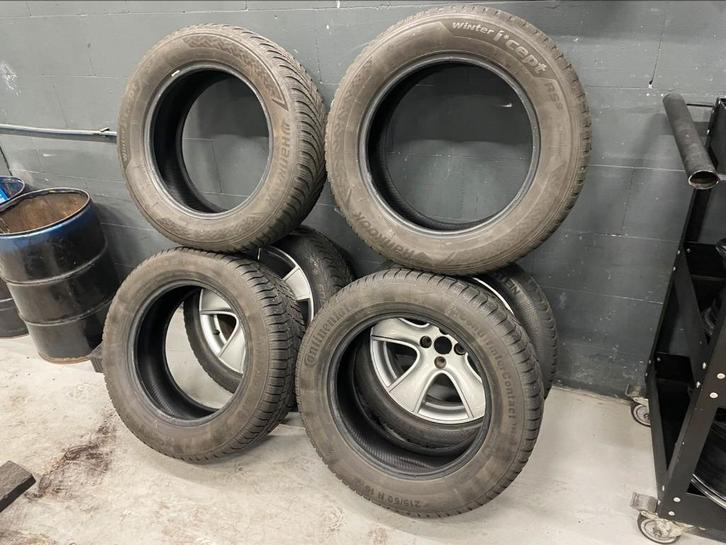Winterbanden (Skoda) (zonder velg!) 215/60/R16, Auto-onderdelen, Banden en Velgen, Banden en Velgen, Winterbanden, 16 inch, 215 mm