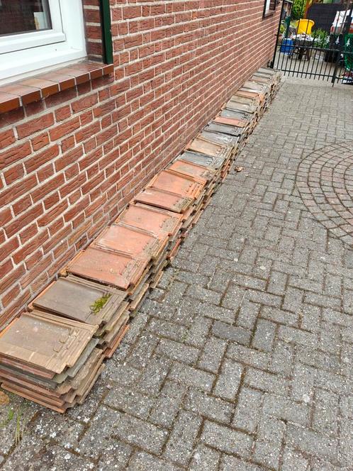 Gebruikte Tuille du Nord dakpannen, ruim 240 stuks, Doe-het-zelf en Verbouw, Dakpannen en Dakbedekking, Gebruikt, Dakpannen, Steen of Klei