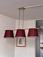 Hanglamp met bordeauxrode kappen, Ophalen, Gebruikt