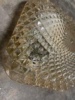 Vintage plafondlamp vierkant jaren 60, Ophalen, ., 2de hands., .