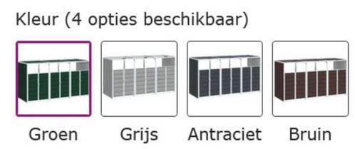 Containerberging driedubbel staal 240 L GRATIS VERZENDING!, Tuin en Terras, Schuttingen, Nieuw, IJzer, 1 tot 2 meter, Minder dan 3 meter