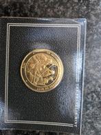 Zilver munt verguld met 24 karaats goud, Postzegels en Munten, Munten en Bankbiljetten | Verzamelingen, Ophalen of Verzenden