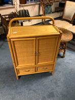 Leuke vintage rotan kast, Ophalen, Overige materialen, Vintage, 50 tot 100 cm