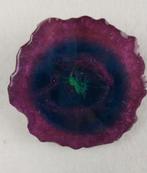 Handgemaakte Resin broche - pauw, Sieraden, Tassen en Uiterlijk, Broches, Ophalen of Verzenden, Nieuw, Overige materialen