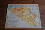 School landkaart België Luxemburg., Ophalen of Verzenden, Aardrijkskunde