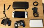 Nintendo Switch (OLED model) Wit, Ophalen, Zo goed als nieuw, Met 2 controllers, Switch OLED