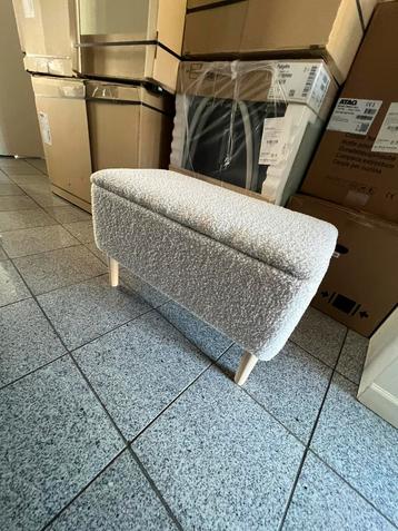 Opbergbankje boucle