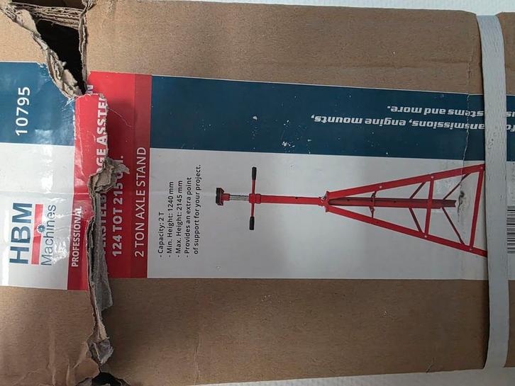 HBM assteun 2 ton, Auto diversen, Autogereedschap, Nieuw, Ophalen of Verzenden