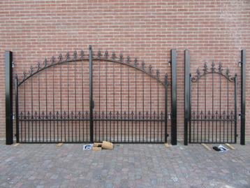 Openslaande Sierpoort 3.3m gepoedercoat / Looppoort Nieuw beschikbaar voor biedingen