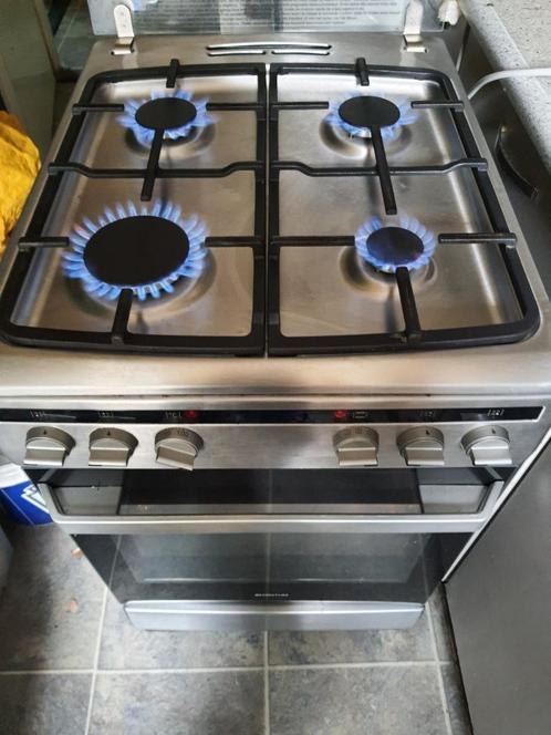 ZGAN Inventum Gasfornuis Elektrisch heteluchtovenVFG5020GRVS, Witgoed en Apparatuur, Fornuizen, Zo goed als nieuw, Vrijstaand