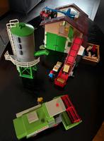 Playmobil boerderij met silo, tractor, dorser en hooimachine, Ophalen of Verzenden, Zo goed als nieuw