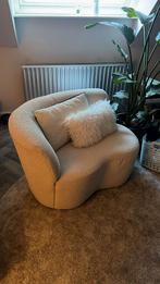 WOOOD Fauteuil Teddy Stone Creme - Zo Goed Als Nieuw!, Ophalen, Zo goed als nieuw, Stof, 75 tot 100 cm