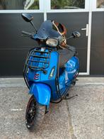 Vespa Sprint 2017 Brom 80cc 4t2v Azurro Blauw, Ophalen, Overige modellen, Maximaal 45 km/u, Zo goed als nieuw