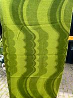 Vitage wollen deken groen, Gebruikt, Groen met print, 200 cm of meer, Ophalen of Verzenden