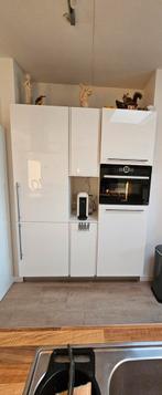 wit hoogglans Ikea Faktum / Abstrakt keuken, Huis en Inrichting, Keuken | Complete keukens, Ophalen, Gebruikt, Wit, Composiet