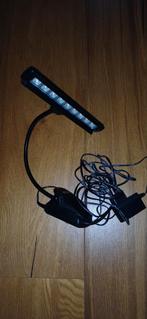 Flexibele LED Leeslamp met knijper, Huis en Inrichting, Ophalen, Zo goed als nieuw, Metaal, Modern