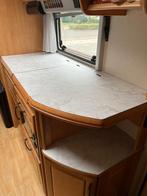 Hobby 560 KMFE Gezinscaravan met veel extra's!, Caravans en Kamperen, Standaardzit, 75 kg, Hobby, Frans bed