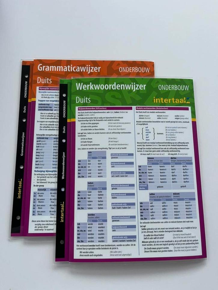 Intertaal taalwijzers Duits - Grammatica en werkwoorden, Boeken, Studieboeken en Cursussen, Zo goed als nieuw, Ophalen