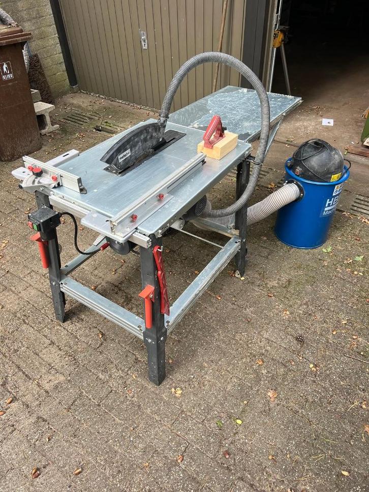 Zaagtafel Metabo TKHS 315 M 3 inclusief HBM stofafzuiging, Doe-het-zelf en Verbouw, Gereedschap | Zaagmachines, Gebruikt, Cirkelzaag