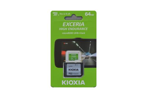 Kioxia Exceria High Endurance 64GB microSDXC geheugenkaart, Audio, Tv en Foto, Fotografie | Geheugenkaarten, Nieuw, MicroSDXC