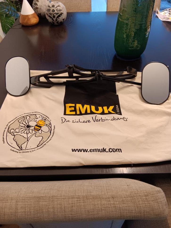 caravan spiegels Emuk Nissan Xtrail van af 2017 tot 2022, Caravans en Kamperen, Caravan accessoires, Zo goed als nieuw, Ophalen