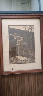 Litho van een Bron, Ophalen of Verzenden