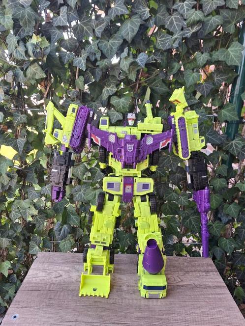Oversize unite warriors devastator takara, Verzamelen, Transformers, Zo goed als nieuw, G1, Decepticons, Ophalen of Verzenden