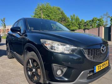 MOET WEG! Mazda CX-5 2.2 Skyactiv-d 150pk 2WD 2014 Zwart beschikbaar voor biedingen