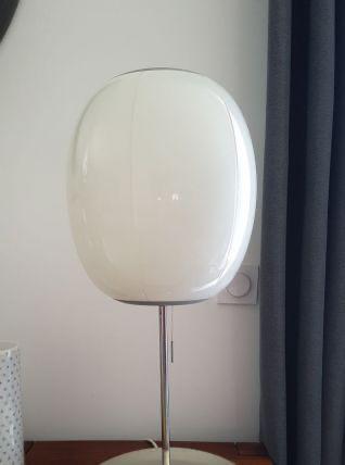 2 x Ikea Energi Skål Tafellamp vintage design, Huis en Inrichting, Lampen | Tafellampen, Gebruikt, 50 tot 75 cm, Kunststof, Metaal