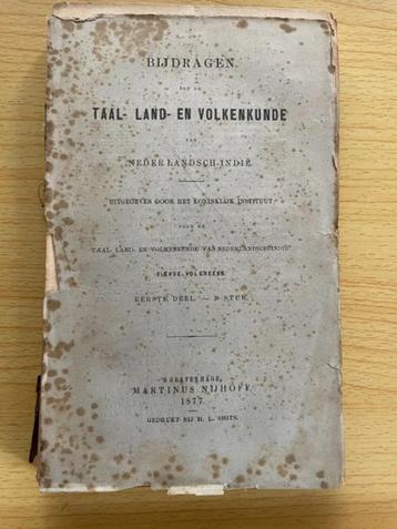 Bijdragen tot de Taal-, Land- en Volkenkunde van N.-Indië 25 beschikbaar voor biedingen